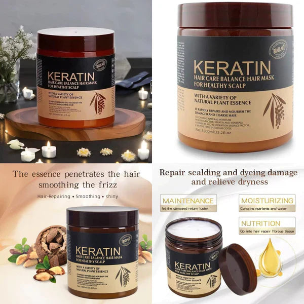 KERATINE HAIR MASK - HAIR STRAIGHTENING CREAM
